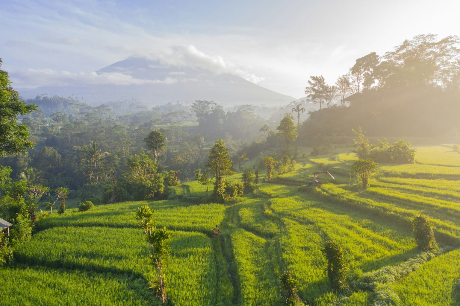 Bali paysage et traditions : Mont Agung